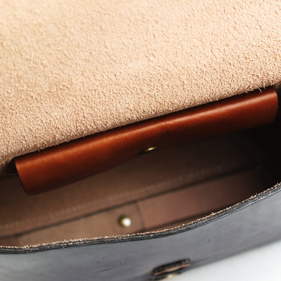 Patricia Nash 5217 Womens Navy Leather Crossbody - Picture 6 of 6